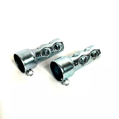 Mini Exhaust Pipe Baffles For 1-3/4  Exhaust Drag Pipe 4  Long Harley Motorcycle • $13.95