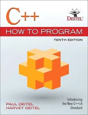 C++ How To Program [Paperback] Deitel Paul And Deitel Harvey • $64.53