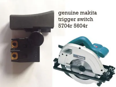 Makita Trigger Switch To Fit 5604r 5704r Circular Saw 110v 240v - 651291-2 • £13.75