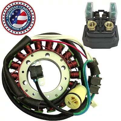 Fits Yamaha Raptor 350 Magneto Stator Starter Relay 2004 2005 2006 2007 NEW • $54.94