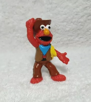 Cowboy / Rodeo ELMO - Jim Henson APPLAUSE Mini PVC Figurine Toy Sesame Street • $15