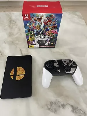 Super Smash Bros Ultimate - Collectors Edition - Pro Controller + Steel Case • $240