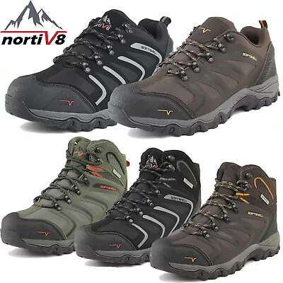 NORTIV 8 Men's Waterproof Hiking Boots Outdoor Lightweight Shoes Trekking Trails • $54.99