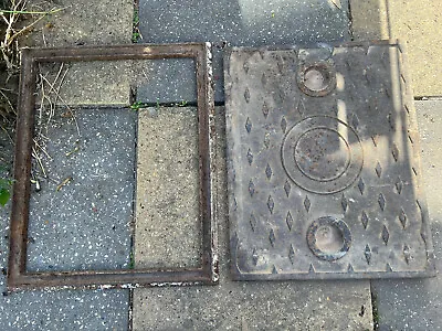 £55 • Buy Vintage Cast Iron Manhole Cover And Frame