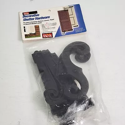 Builders Edge Decorative Plastic Shutter Hardware S Hook Decorative Hinge New! • $19.76