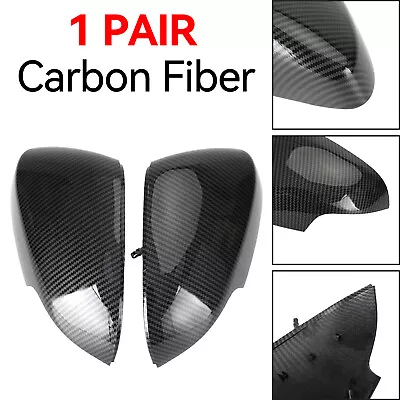 Carbon Fiber Rearview Side Mirror Cover Cap For Volvo S80 2008-2013 F8 • $42.62