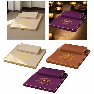 2 Pieces Yoga Mats Floor Pillows Seating With Beautiful Bag Washable Cover • $21.88