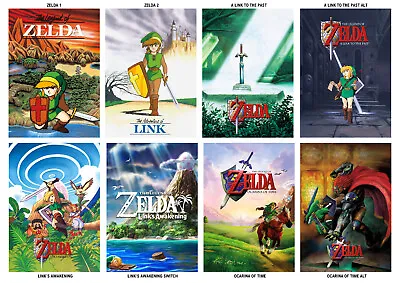 The Legend Of Zelda Custom Box Art A3 297x420mm Or 11x14  High Quality Prints • $8.83