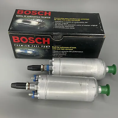 $133.30 • Buy BOSCH OE 69608 2PCS Fuel Pump For Mercedes R107 W124 W126 R129 W140 W201 W202