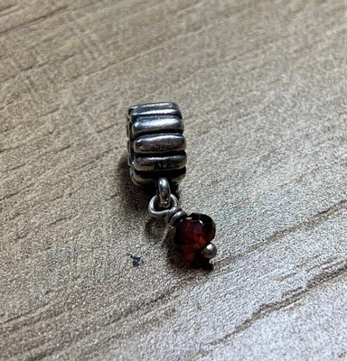 £13.50 • Buy Pandora  Dangle Charm With Red Crystal 