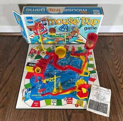 Vintage 1975 Ideal Mouse Trap Game No. 2601-3 Strategy Board Game COMPLETE RARE • $59.99