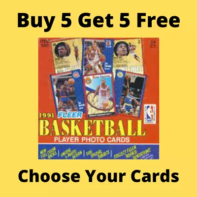 NBA Fleer 1991 Basketball Cards - Choose Your Cards! • £0.99