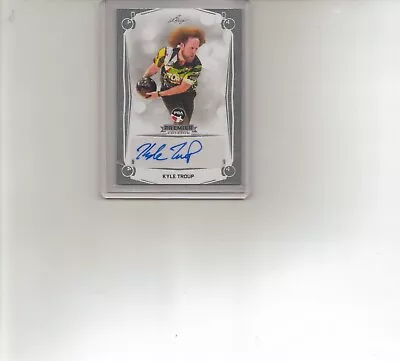 Kyle Troup Autographed Silver Premier Edition 2023 Leaf PBA Card #BA-KTl • $19.99