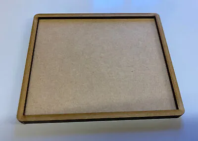 20mm Square 6x5 Laser Cut  Movement Tray. Infantry Base Skirmish. 120mm X 100mm • £4.99