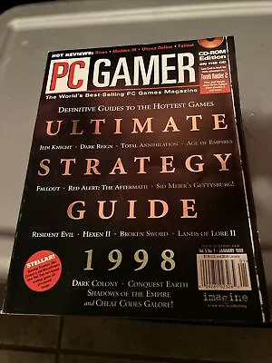 PC Gamer Magazine Volume 5 Number 1 January 1998 • $15