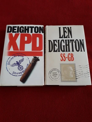 £9.99 • Buy Len Deighton. SS-GB And XPD 1st Edition Hardbacks.1978 & 1981. With DW