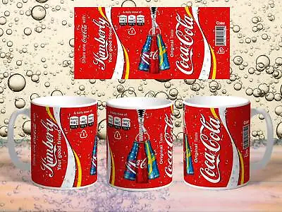 £9.99 • Buy Personalized Coca Cola Mugs Ideal Gift Idea Ceramic Mug