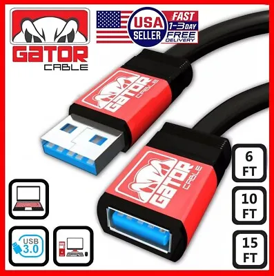 USB 3.0 Extension Extender Cable Male To Female Charger Powered Data Super Speed • $8.99