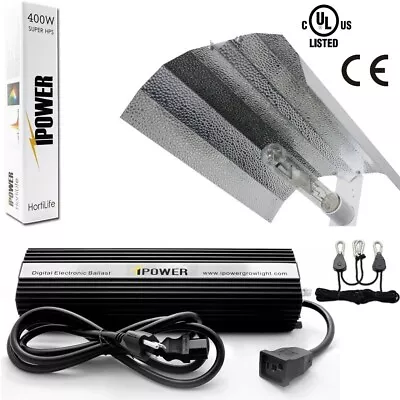 IPower HPS MH Digital Dimmable Grow Light System Kits Wing Reflector Set; 1000W • $129