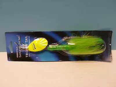 South Bend - Trophy Tail Jr. Muskie Spinner - 7  Long - Yellow - RT-CH • $9.95