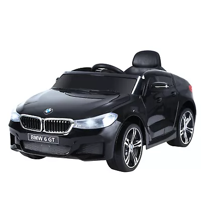 HOMCOM Kids Ride On Car Licensed BMW 6GT 6V Electric Battery Powered Vehicle • £142.64