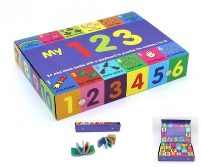 My First 123 Book Counting And Numbers Early Learning Kids Mini Play Block Books • £9.99