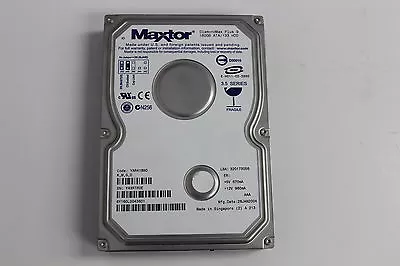 Maxtor 6y160l0043601 Diamondmax Plus 9 160gb 3.5 Ata/133 Hard Drive W/warranty • $50