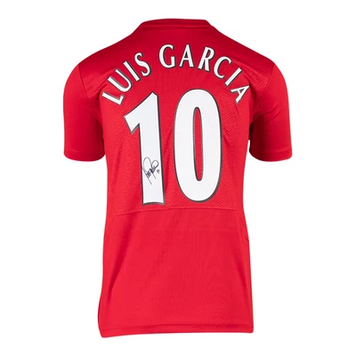 £180.99 • Buy Luis Garcia Signed Liverpool Shirt - 2005 Champions League Final, Number 10