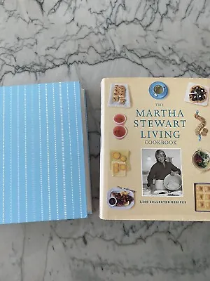 Lot Of 2 -The  Martha Stewart Cookbook And The Martha Stewart Living Cookbook HC • $10