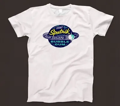 £12.95 • Buy Sputnik Bubble Gum T Shirt 906 Gumball Candy Earth Satellite Bazooka Space Dust