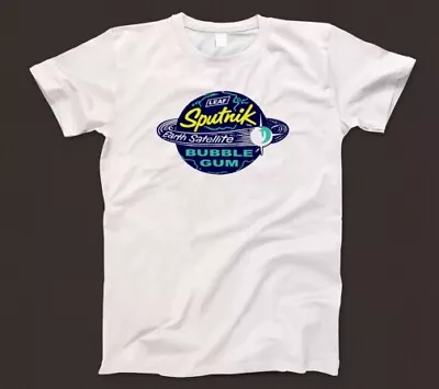 £12.95 • Buy Sputnik Bubble Gum T Shirt 906 Gumball Candy Earth Satellite Bazooka Space Dust