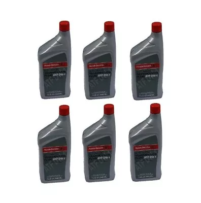 $69.98 • Buy NEW 6 Quarts For HONDA Automatic Transmission Oil Fluid ATF DW1 Acura/Sterling