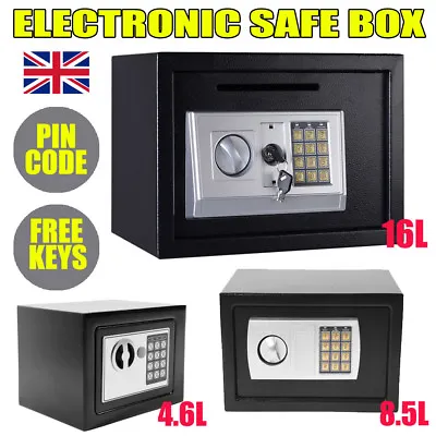 £40.21 • Buy Electronic Password Security Safe Money Cash Deposit Box Office Home Safety Mini
