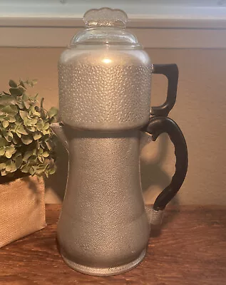 Vintage Guardian Service 8 Cup Hammered Aluminum Percolator Coffee Pot. Complete • $37.99