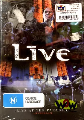 LIVE - Live At The Paradiso Amsterdam Brand New Sealed DVD Region 4 • $29.95