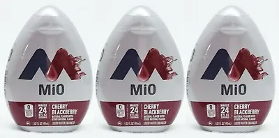 3x Mio CHERRY BLACKBERRY Liquid Water Enhancer Drink Mix Drops 72 SERVINGS TOTAL • $17.99