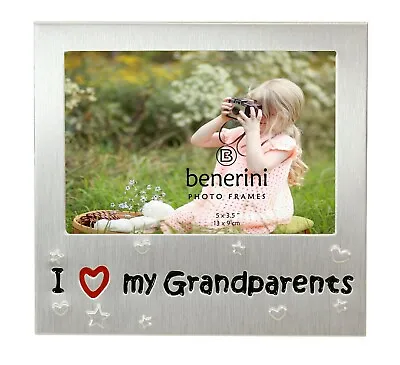 £5.90 • Buy I Love My Grandparents Photo Picture Frame Birthdays Grandma Grandad Xmas Gifts