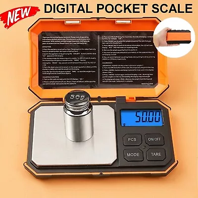 0.1G To 200 Gram Electronic Pocket Mini Digital Gold Jewellery Weighing Scales • $32.99