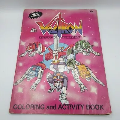 Voltron Defender Of The Universe Coloring Activity Book Vintage 1985 USED • $17.99