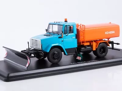 1:43 SSM 1519 - ZIL-4333 Truck KO-829A Watering And Washing Snowplow • $128.79