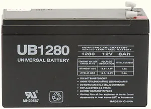 1 X UPG UB1280 12 V 8000 MAh Rechargeable Batteries • $19.99