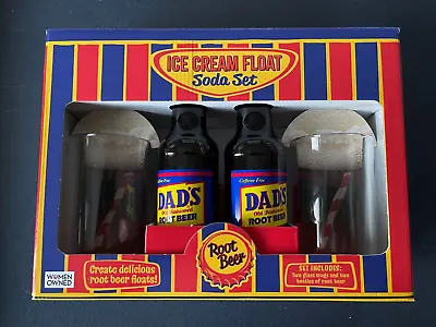 Dad’s Old Fashioned Root Beer Ice Cream Float Soda Set (2 Mugs & 2 Soda) • $19.99