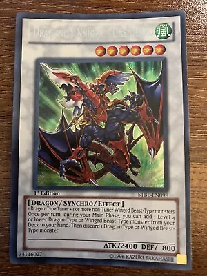 STBL-EN098 Dragunity Knight -Gae Dearg Secret Rare 1st Edition MP YuGiOh Card • £11.90