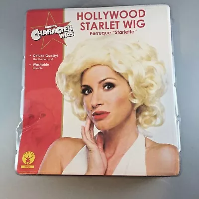 Womens Adult Blonde HOLLYWOOD Starlet Costume Wig • $9.99