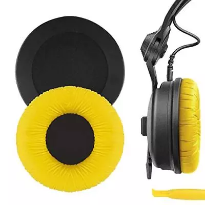 Geekria Leatherette Ear Pads For Sennheiser HD25 HD25-II HD25SP HD25S Headphones • $11.89