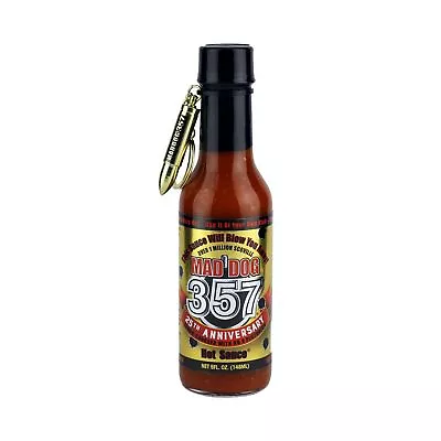 Hot Sauce Mad Dog 357 Gold Edition Grocery Food Pepper Chile Liquid Organic 5 Oz • $41.29