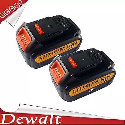 2X Battery For Dewalt 18V 6.0Ah Li-ion DCD740 DCF880C1-JP DCF895B DCD780B DCB201 • $76.89