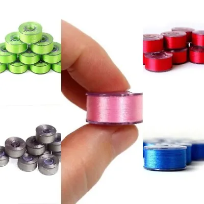 £3.95 • Buy Embroidery Machine Pre-Wound Bobbins Size A & L, Brother Janome Babylock Singer