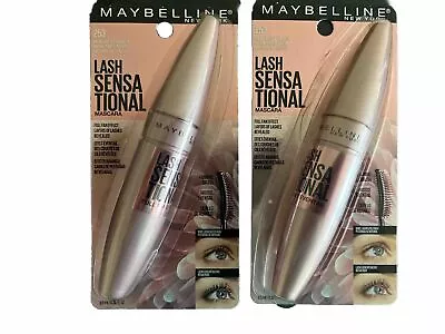 Maybelline Lash Sensational Full Fan Effect Lot Of 2! Blackest BLACK 253 • $8