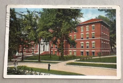 Athens Ohio Ellis Hall Ohio University 1917 Postcard • $4.95